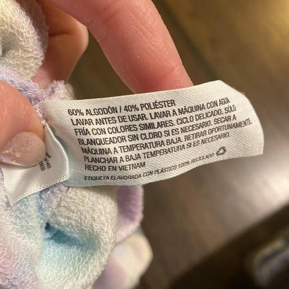 Colsie Tie Dye Crop Cropped Sweatshirt Small S EUC - Picture 5 of 6